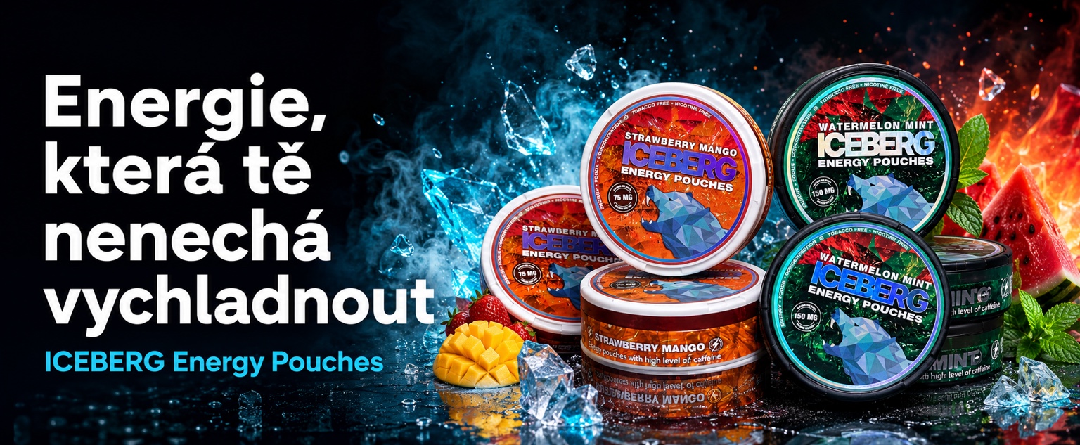 ICEBERG Energy Pouches – energetické sáčky bez nikotinu